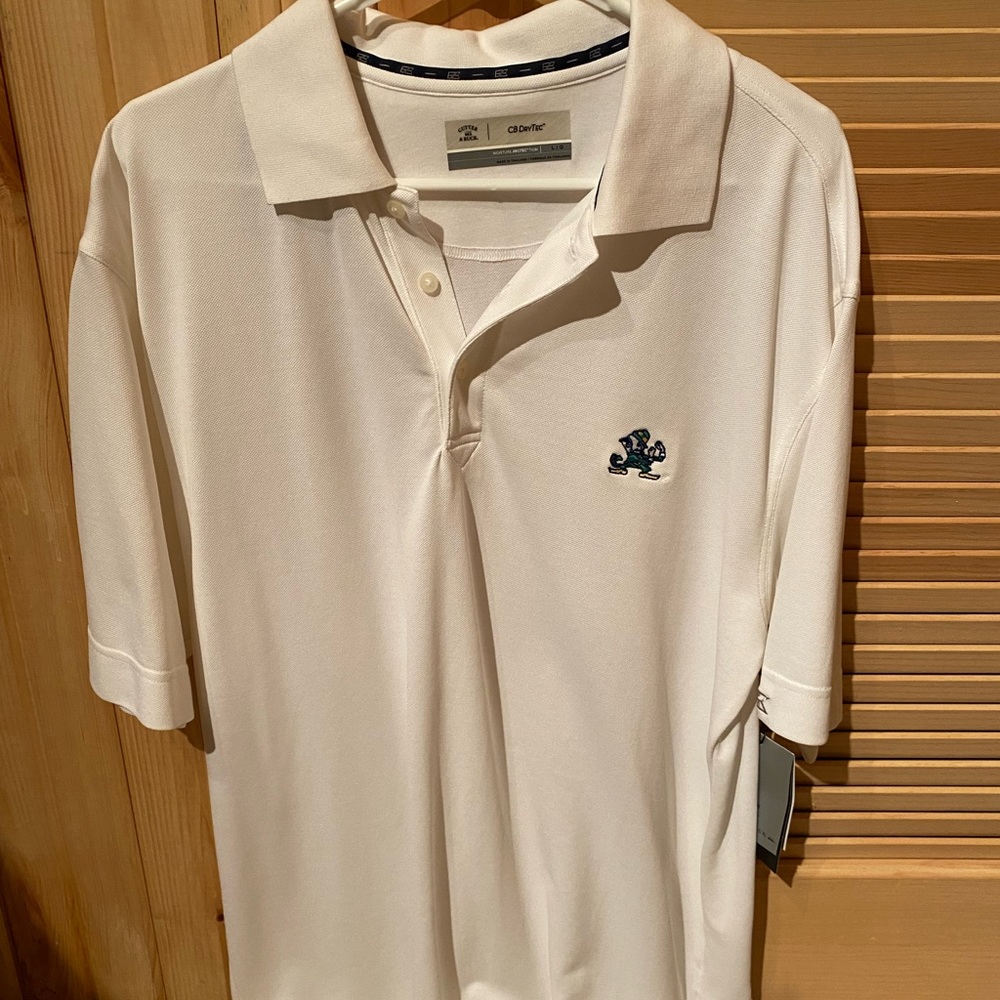 Cutter & Buck Notre Dame Fighting Irish size large polo shirt